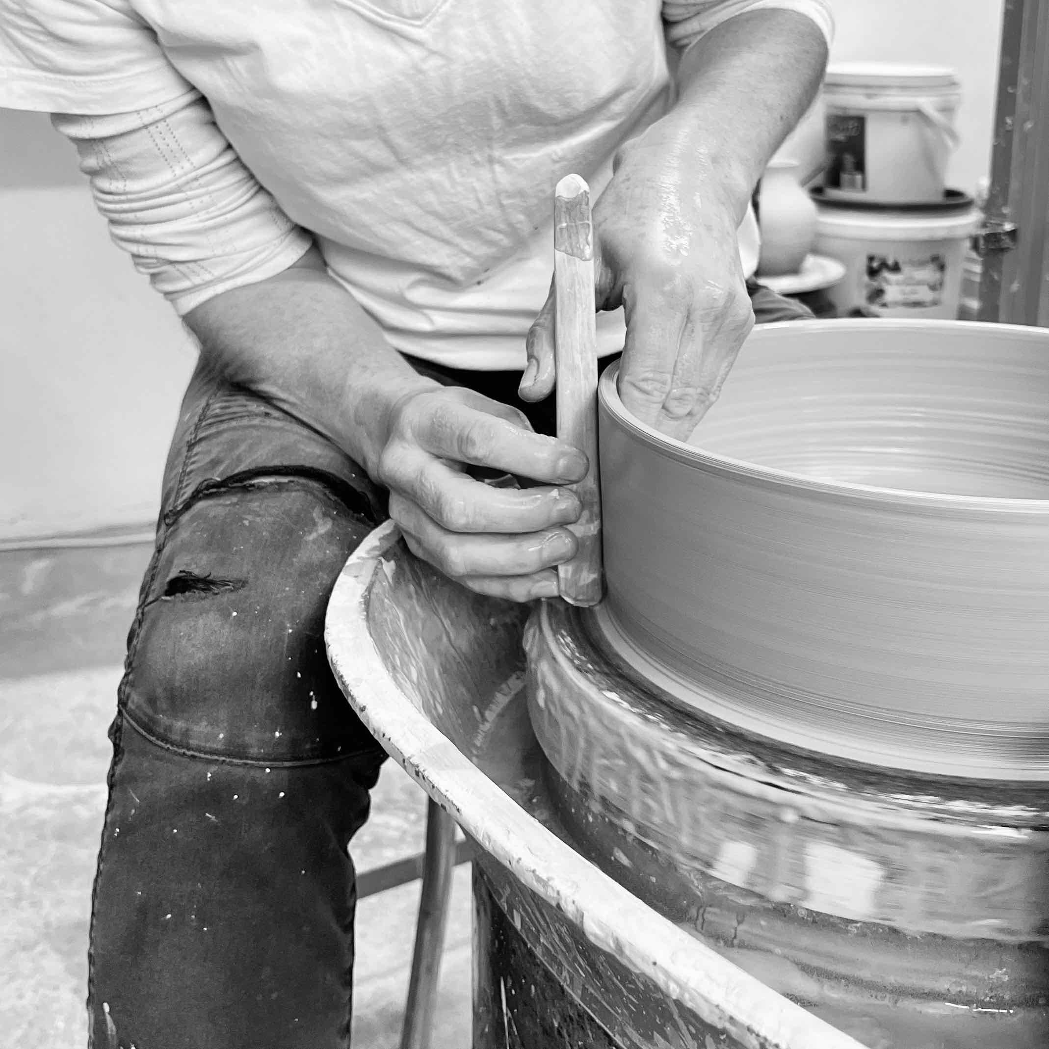 Ceramics made by hand