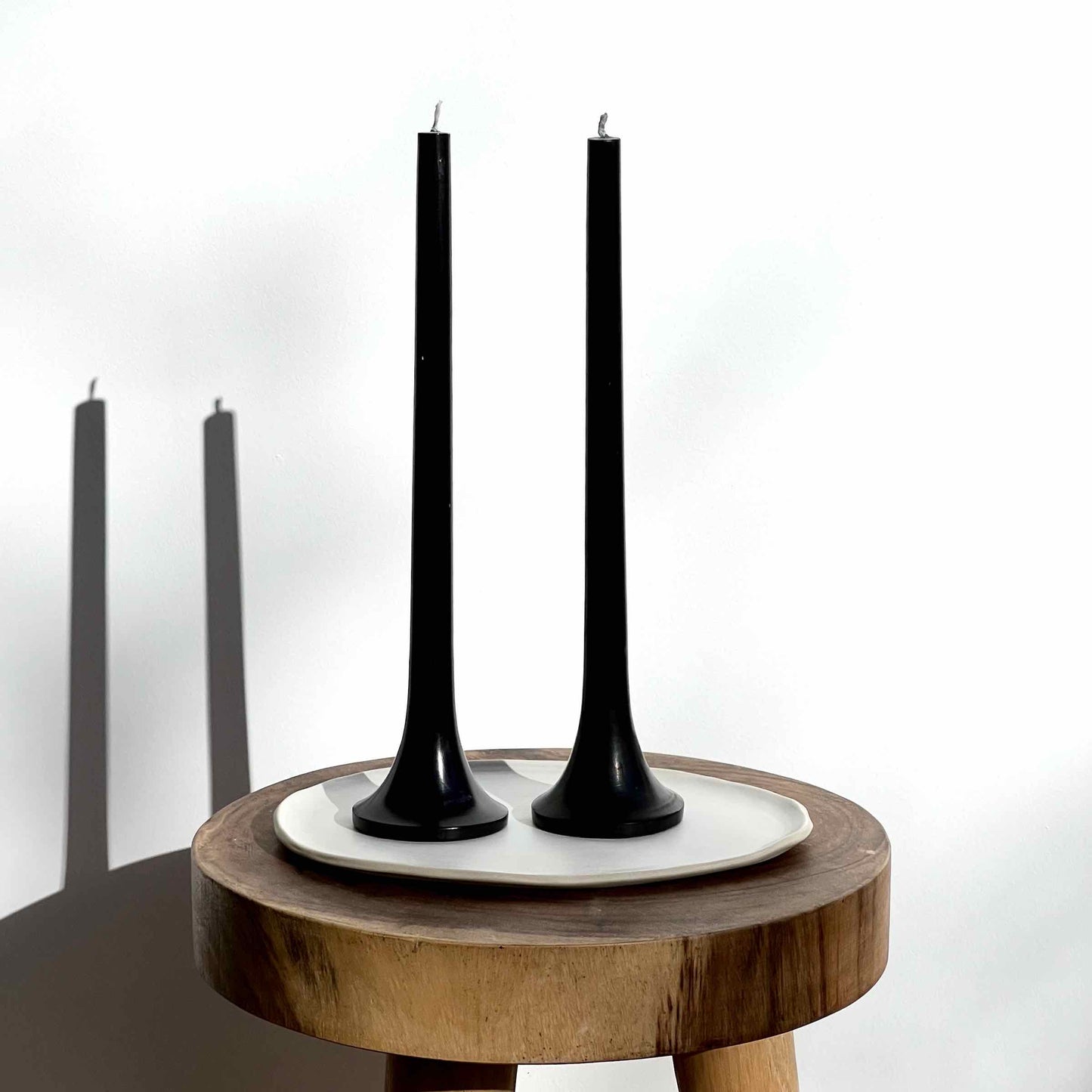 Organic candle tray