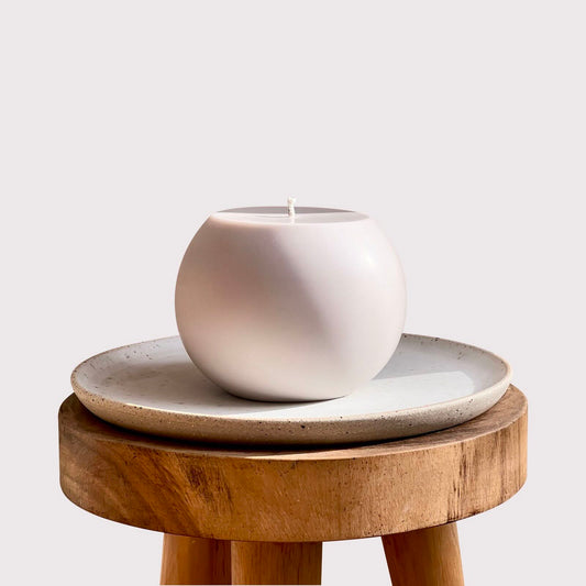 Large outdoor ball candle