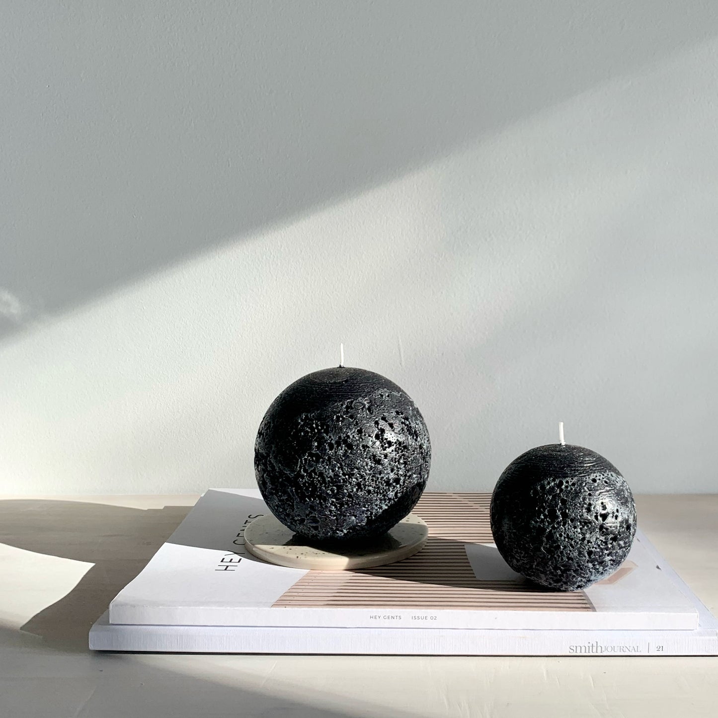 Black ball candles
