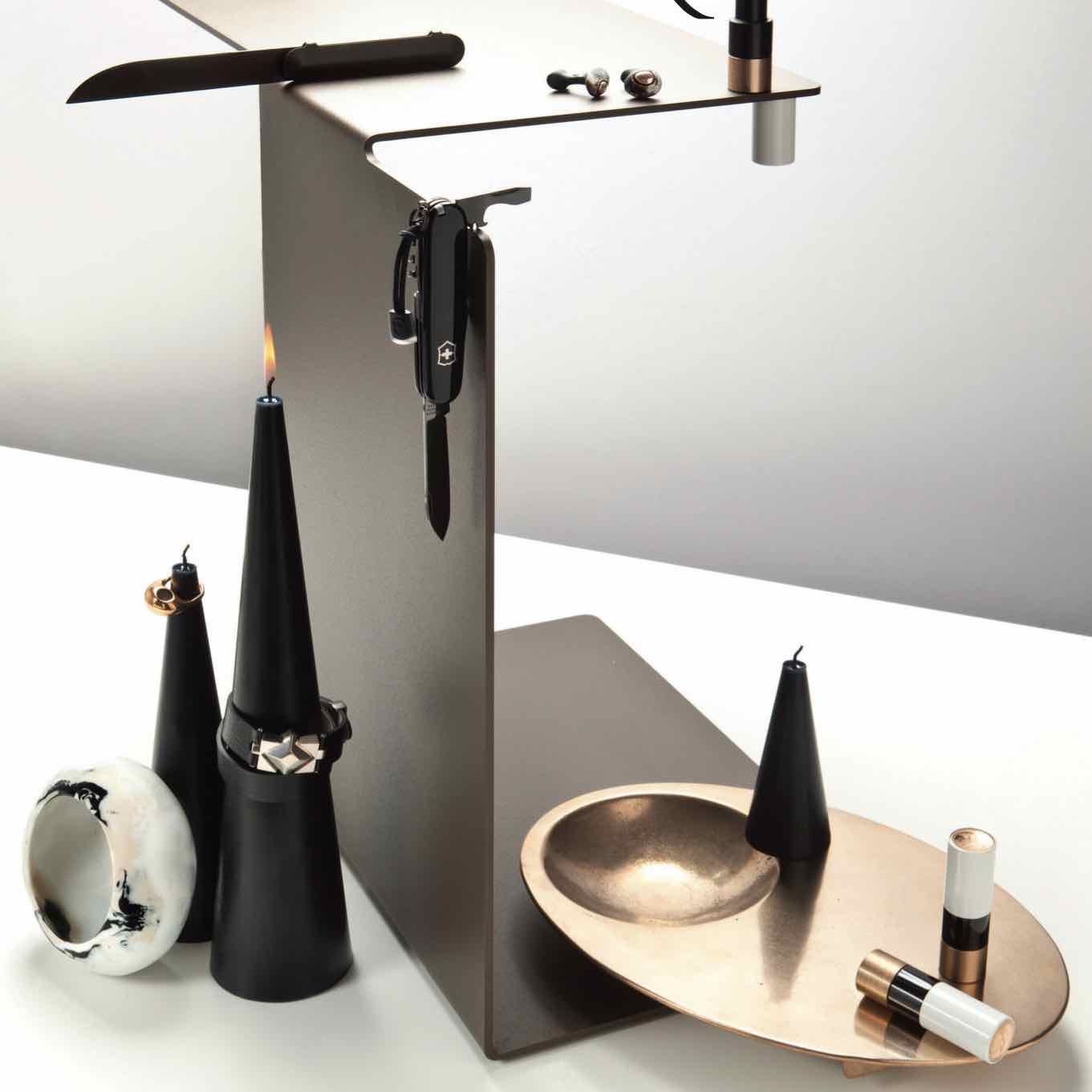 Black cone candles