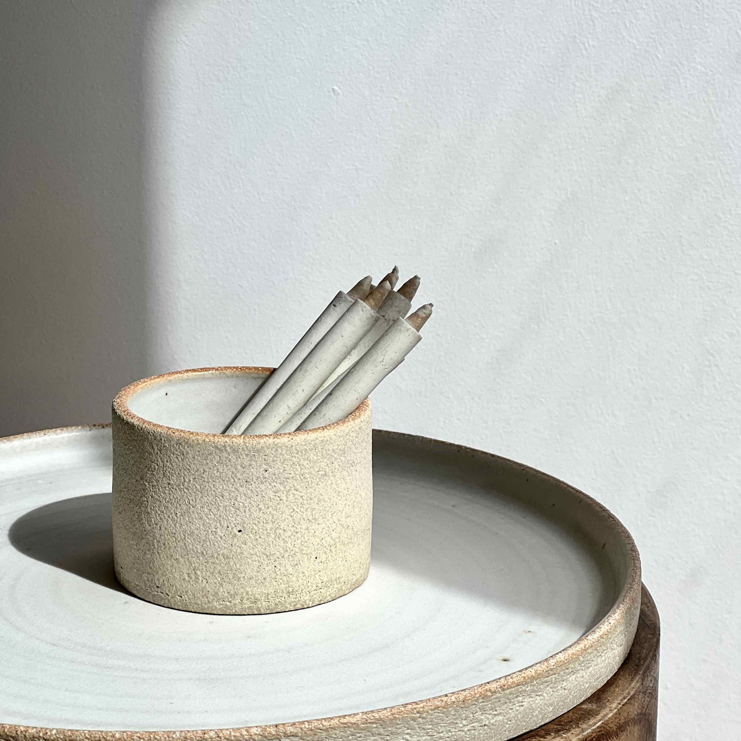Candle Holder - White