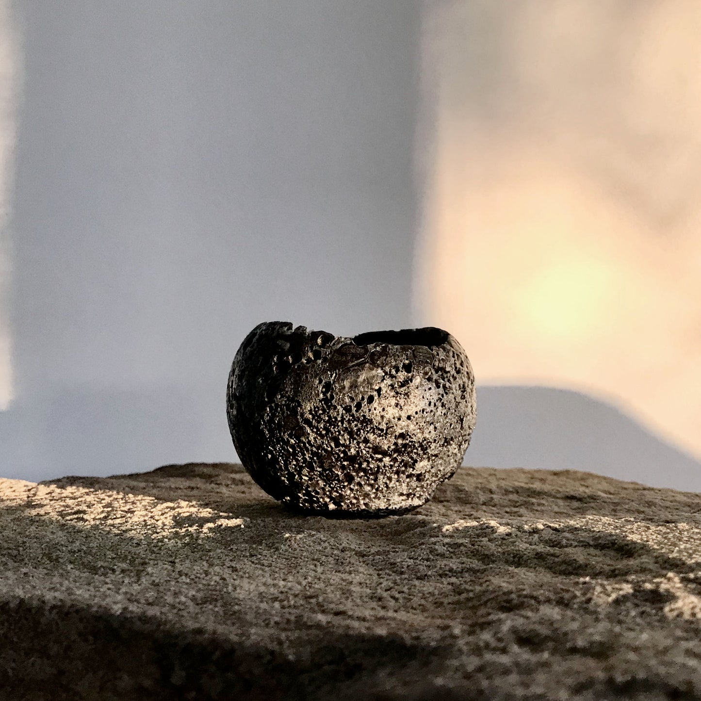 Dark Moon sphere candle