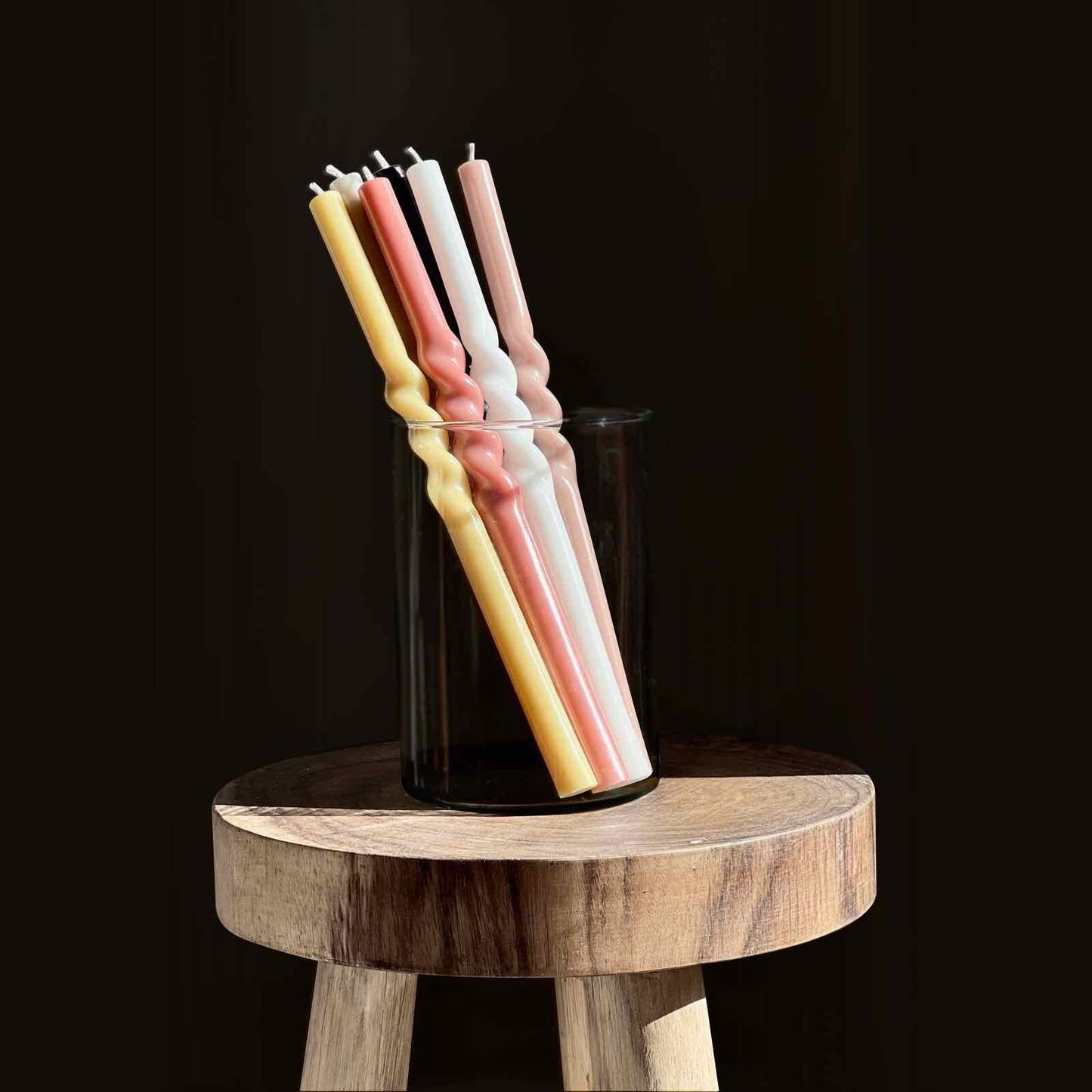 Spiral candlesticks
