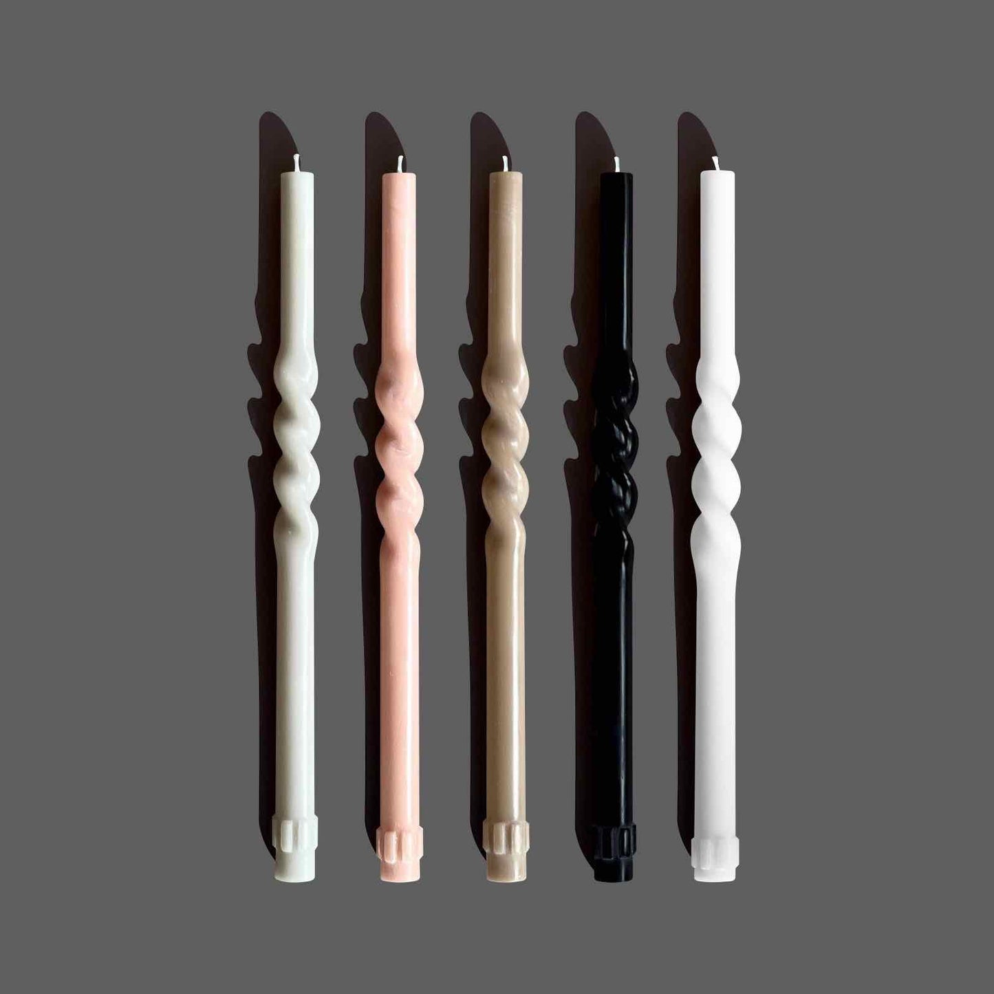 Spiral candlesticks