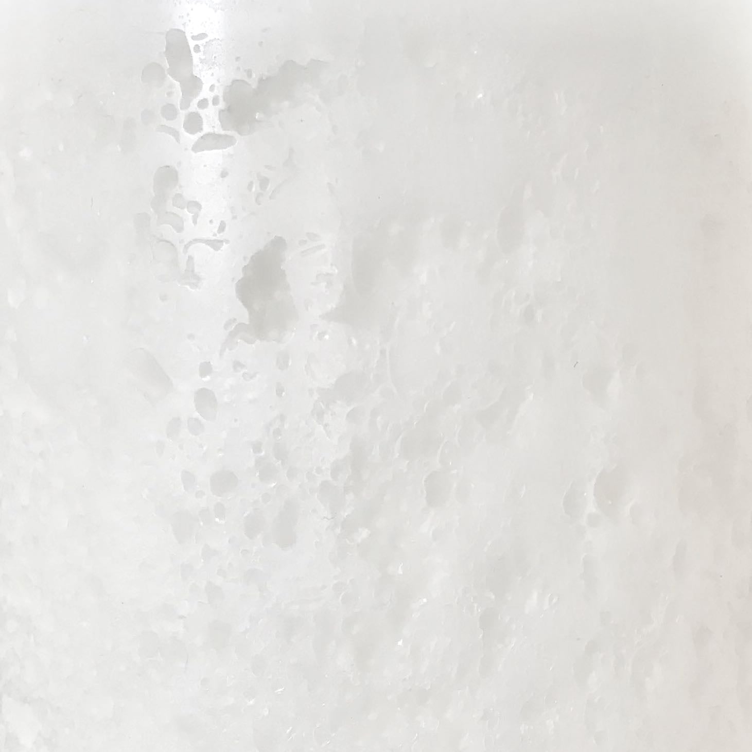 Rustic white pillar candle
