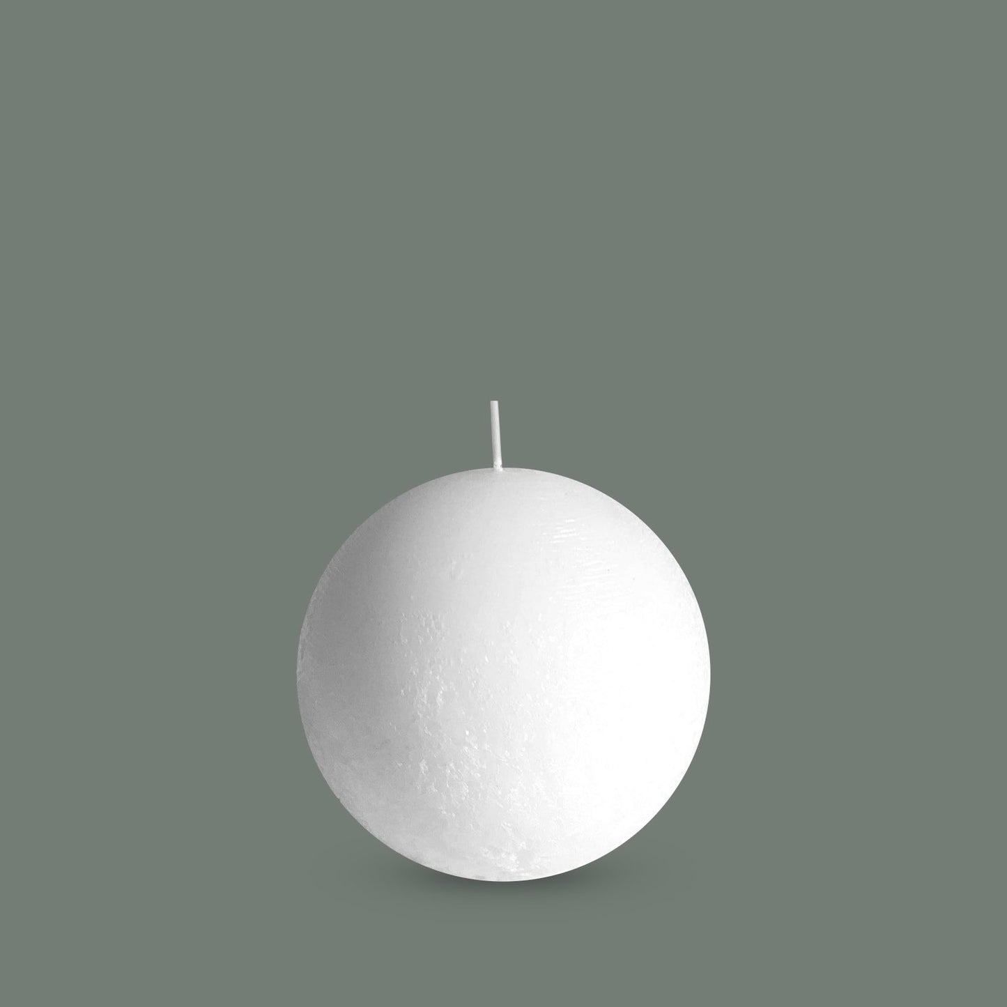 White ball candle