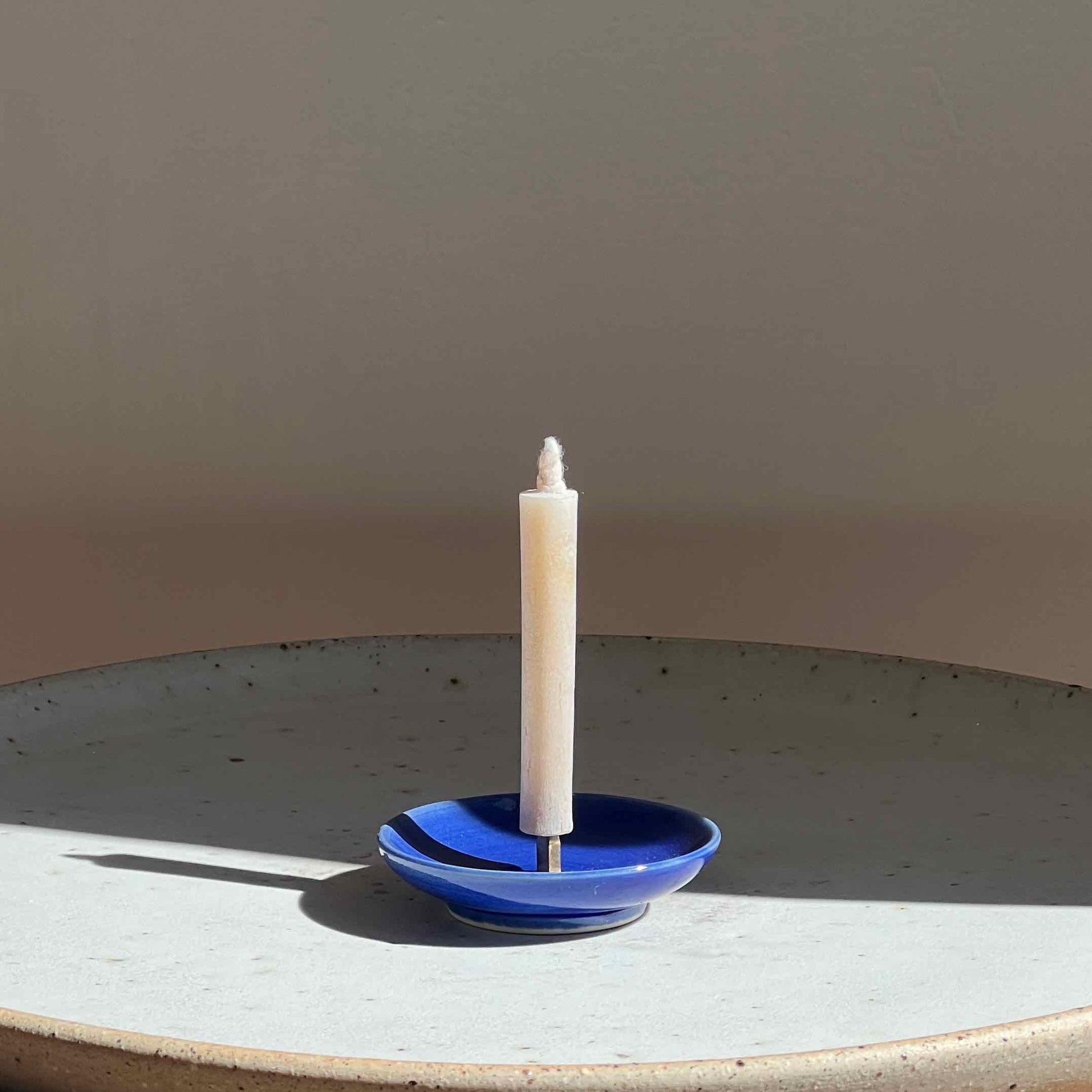 small ceramic candle holder