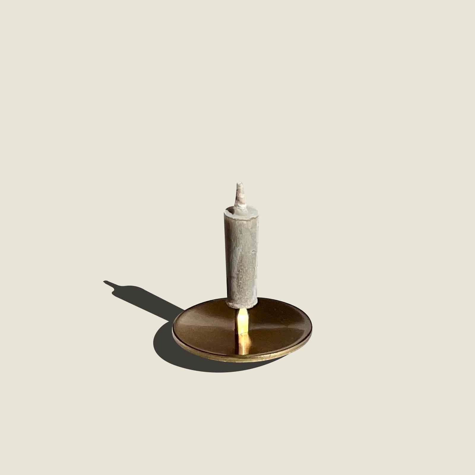 Small brass candle stand