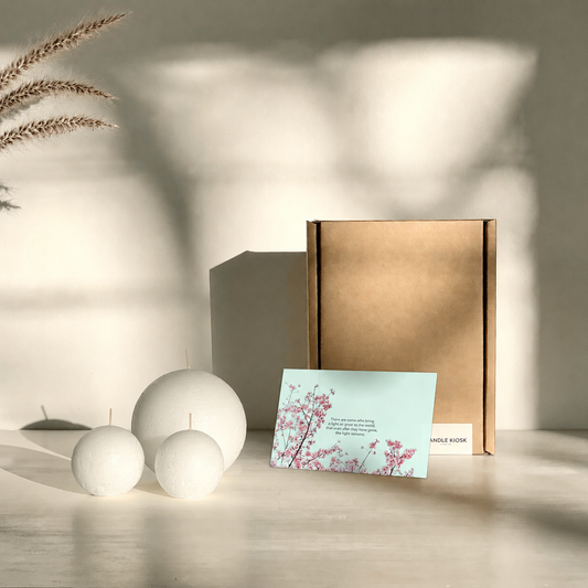 Sympathy candle gift set