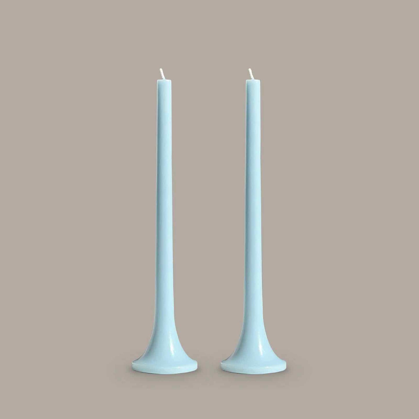 Blue wedding candle