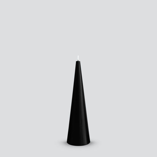 Black cone candle