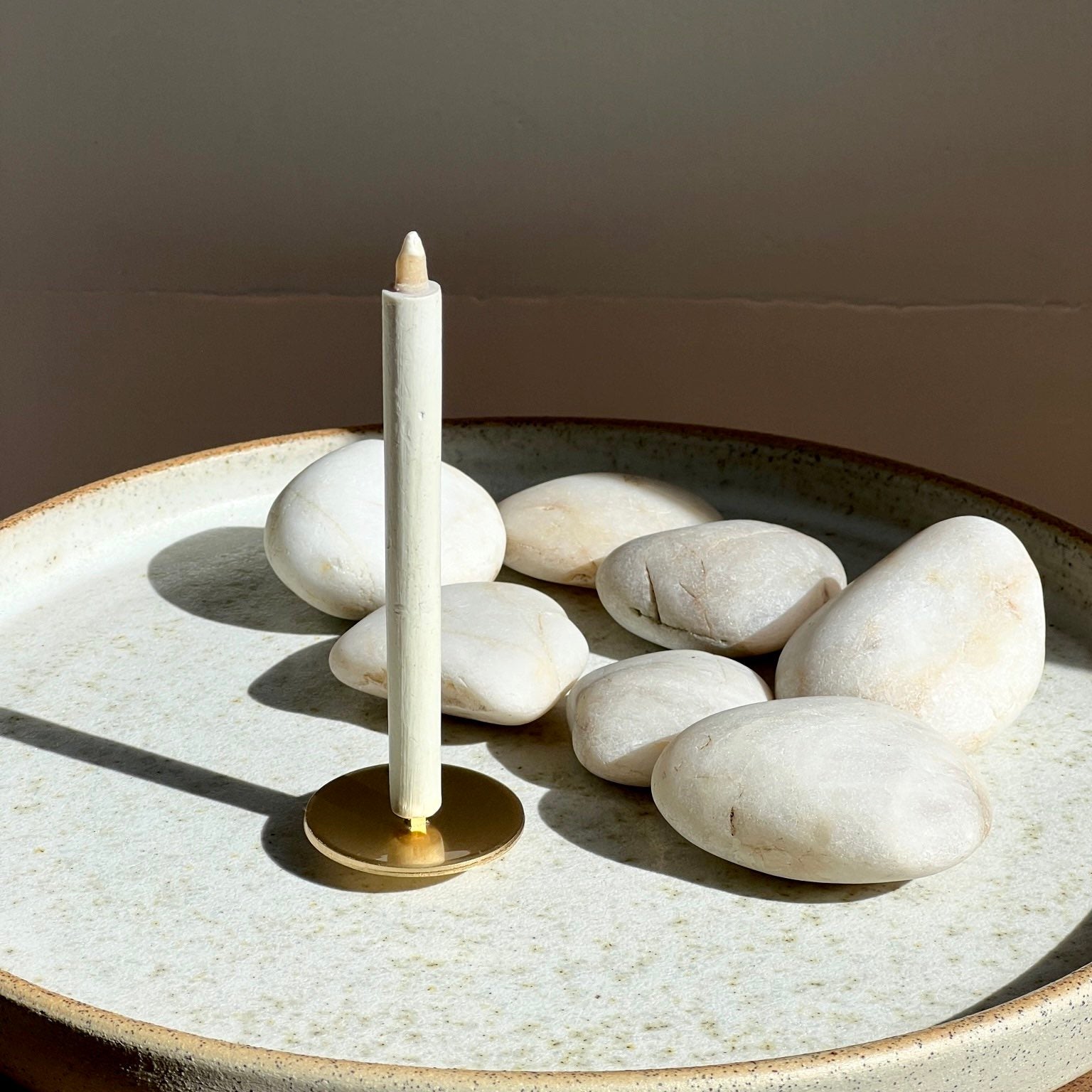 Mindfulness meditation candle