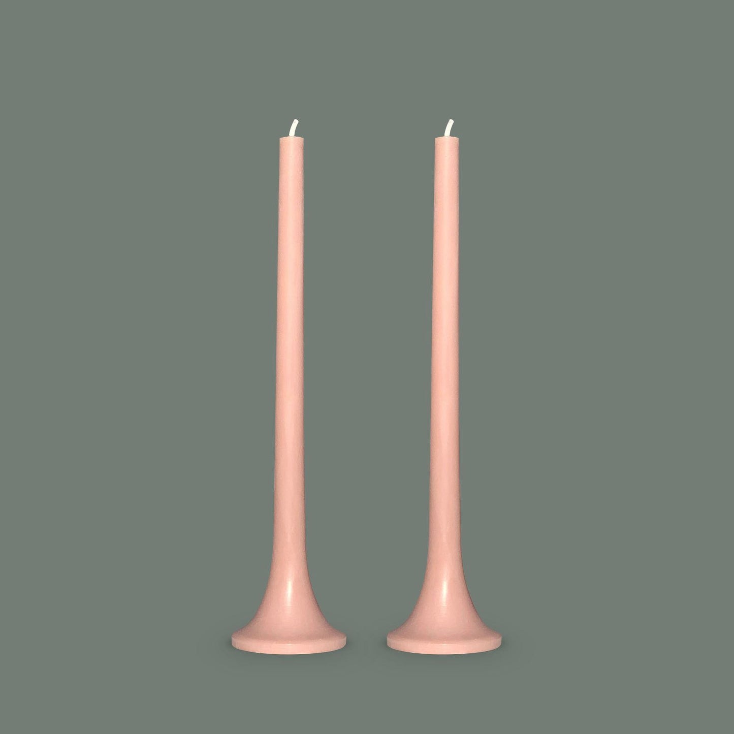 Tall clay candles