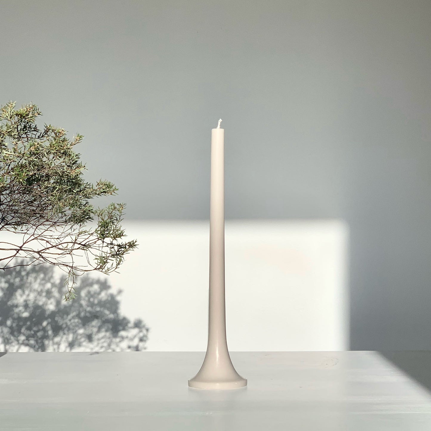 Elegant tall taper candle