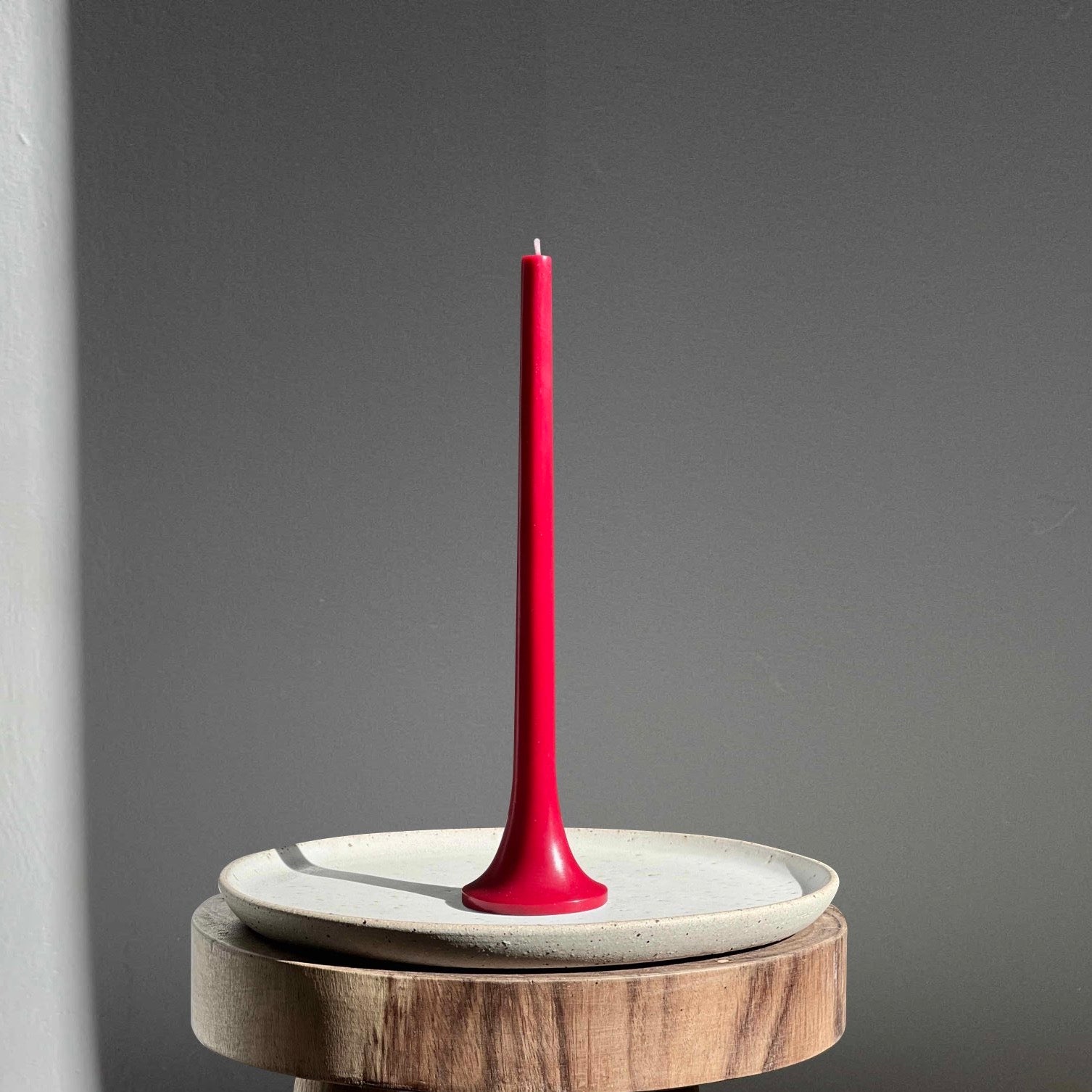 Red dinner candle