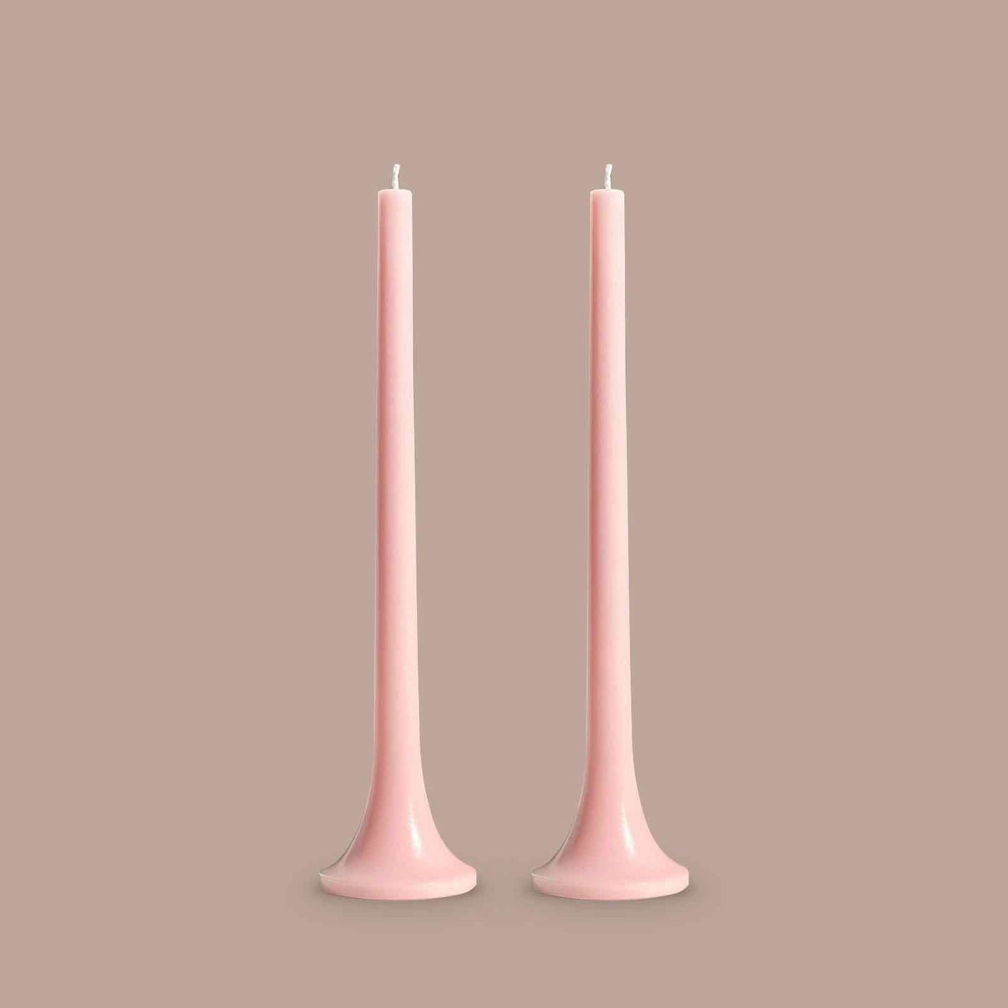 Pink taper candles