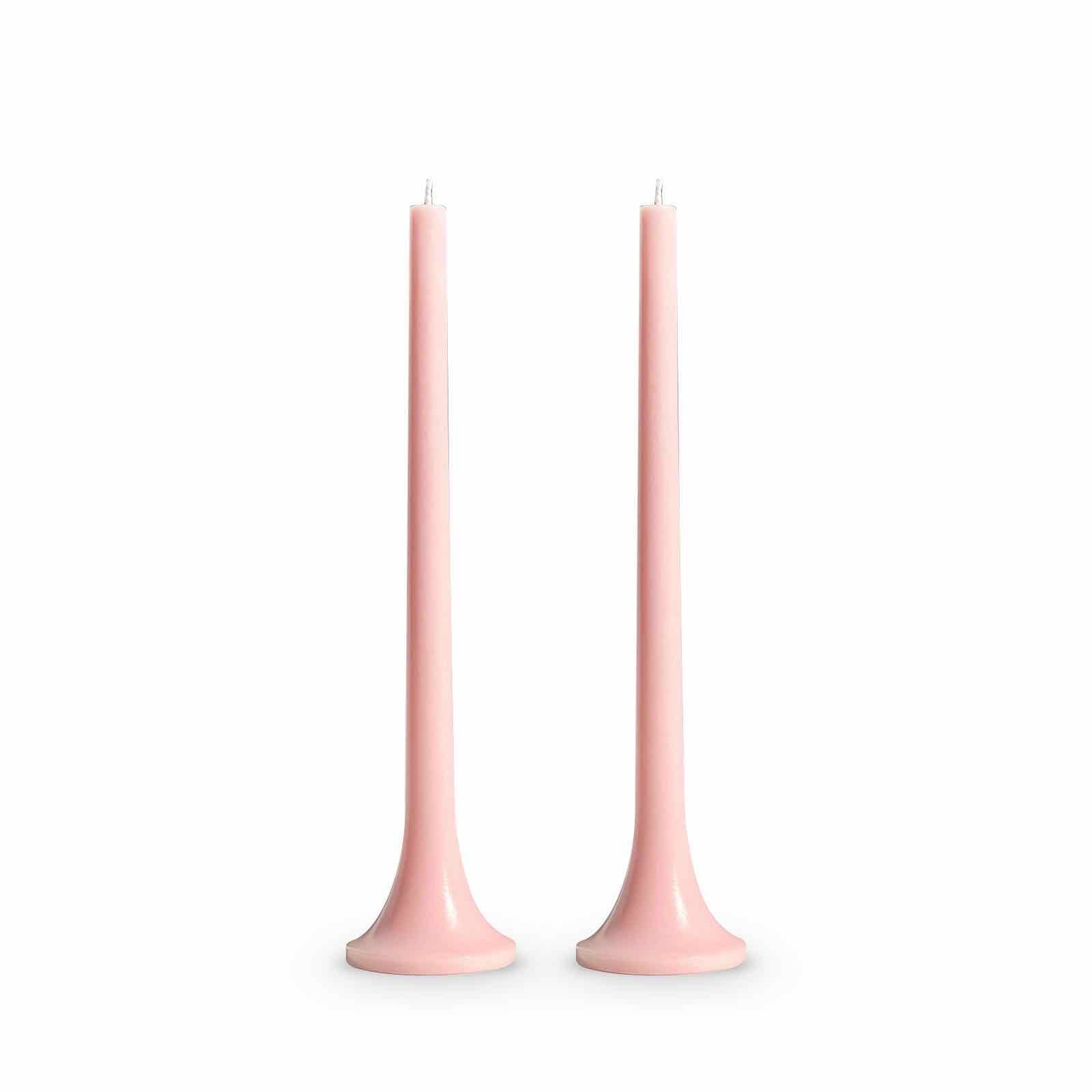 Pink wedding candles
