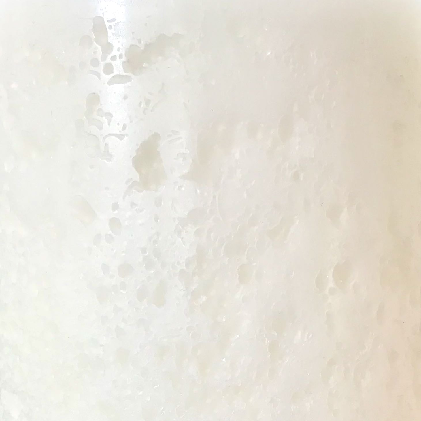 White textured candle